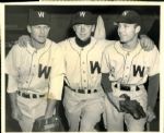 1949 Ed Stewart Joe Kuhel Carden Gillenwater Washington Senators "The Sporting News Collection Archives" Original Photo (Sporting News Collection Hologram/MEARS Photo LOA)