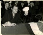 1930s circa Babe Ruth Claire Hodgson "The Sporting News Collection Archives" Original Photo (Sporting News Collection Hologram/MEARS Photo LOA)