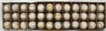  1995 Texas Rangers Team Signed Replacement Players OAL (Brown) Baseballs - 6 Cases,  70 Baseballs- MEARS LOA 