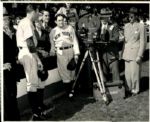 1930s circa Billy Dickey Joe McCarthy Mrs. Lou Gehrig New York Yankees "TSN Collection Archives" Original 8" x 10" Photo (Sporting News Collection Hologram/MEARS Photo LOA)
