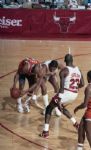 1985 Chicago Bulls Versus Cleveland Cavaliers Chicago Sun-Times Original Full Color Negative Strips (Chicago Sun-Times Archives/MEARS Photo LOA) - Lot of 31