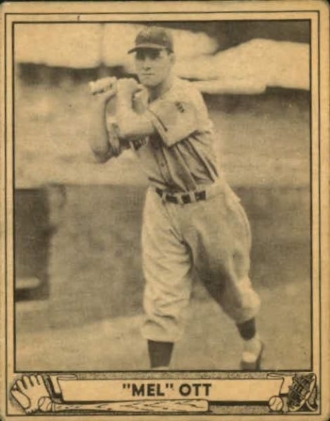 1940 Mel Ott New York Giants Play Ball Card #88