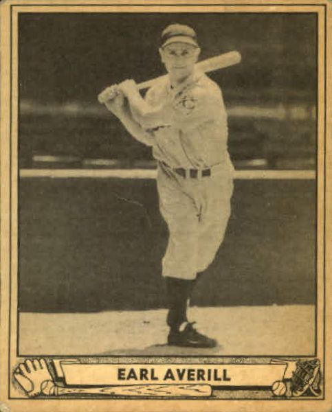 1940 Earl Averill Detroit Tigers Play Ball Card #46