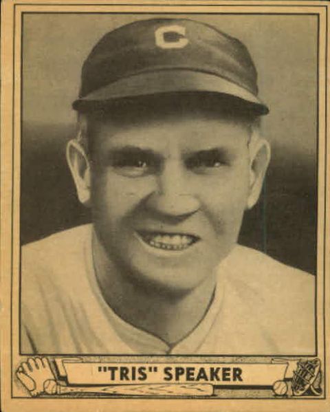1940 Tris Speaker Cleveland Indians Play Ball Card #170 