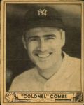 1940 Earle Combs New York Yankees Play Ball Card #124