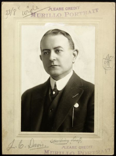 1913 J.L. Davis "The Sporting News Collection Archives" Original 6" x 8" Photo (Sporting News Collection Hologram/MEARS Photo LOA)