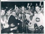 1966 Montreal Canadiens Celebrate Second Straight Stanley Cup "TSN Collection Archives" Original 7" x 9" Photo (Sporting News Collection Hologram/MEARS Photo LOA)