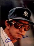 1980s Bill Martin Signed New York Yankees 3 1/2" x 5" Photo - JSA 