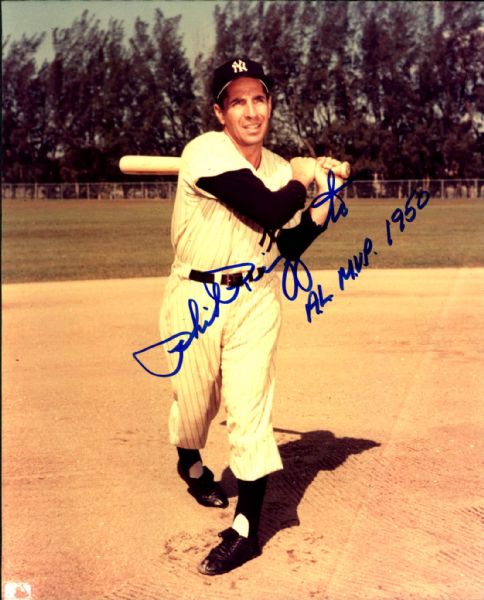 Phil Rizzuto New York Yankees Signed 8" x 10" Photo Inscribed "A.L. MVP 1950" - JSA 