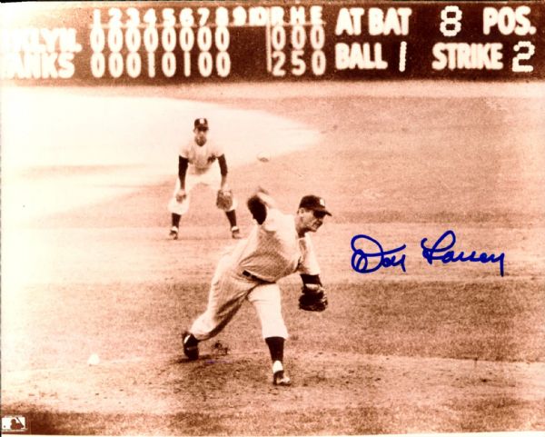 Don Larsen New York Yankees Signed 8" x 10" Photo - JSA