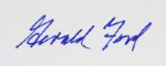 Gerald Ford Signed 8 x 10 Photo - JSA 