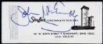 1981 John McEnroe Signed Davis Cup Newspaper Article & Ticket Early Career Signature - JSA 