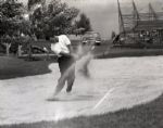1958 Arnold Palmer Gets Out of the Trap "Chicago Sun-Times" Original 4" x 5" B & W Negatives (Chicago Sun-Times Archives/MEARS Photo LOA)