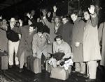 1952 Fighting Illini Rose Bowl Return "Chicago Sun-Times" Original 4" x 5" B & W Negatives (Chicago Sun-Times Archives/MEARS Photo LOA) - Lot of 10