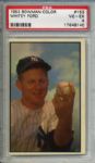 1953 Bowman Color #153 Whitey Ford New York Yankees - PSA VG-EX 4