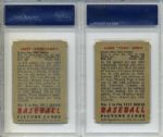 1951 Bowman #51 Yogi Berra New York Yankees - Lot of 2 PSA VG-EX 4