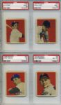 1949 Bowman Card - Lot of 29 All PSA Graded w/Lou Boudreau Bobby Doerr Eddie Yost Robin Roberts 