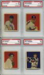 1949 Bowman Card - Lot of 29 All PSA Graded w/Lou Boudreau Bobby Doerr Eddie Yost Robin Roberts 
