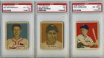 1949 Bowman Card - Lot of 29 All PSA Graded w/Lou Boudreau Bobby Doerr Eddie Yost Robin Roberts 