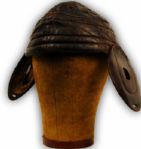 1910 William Reed & Son Boston Flat Top All Leather Football Helmet