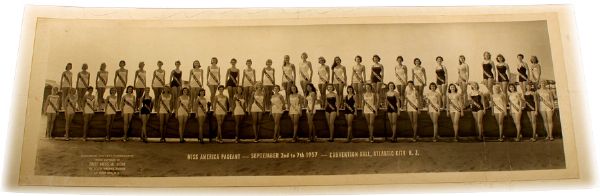 1957 Miss America Pageant Panoramic Photograph