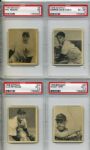 1948 Bowman Baseball Card - Lot of 10 With Bob Elliott Phil Rizzuto Enos Slaughter PSA