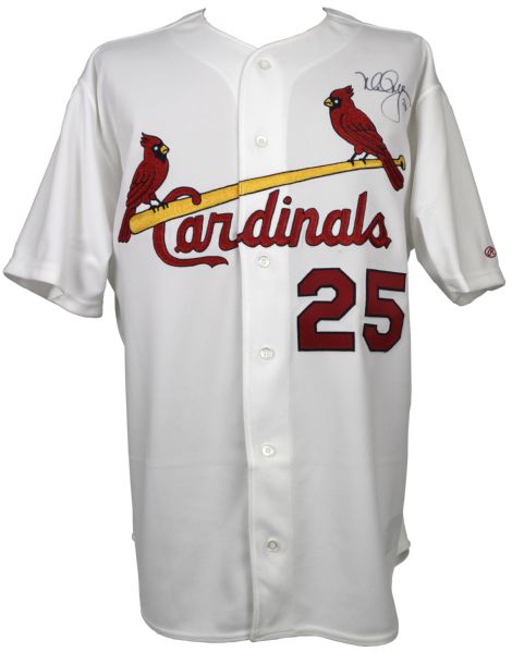 2000 Mark McGwire Cardinals Home Jersey (Autographed)