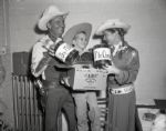 1956 Gene Autry Gail Davis Milk Show and Rodeo The Chicago Sun-Times Original 4 x 5 B & W Negatives (Chicago Sun-Times Hologram/MEARS Photo LOA) - Lot of 3
