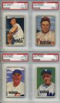 1949-51 Bowman Card - Lot of 22 - All PSA Graded w/ Phil Rizzuto Casey Stengel Warren Spahn
