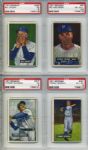 1949-51 Bowman Card - Lot of 22 - All PSA Graded w/ Phil Rizzuto Casey Stengel Warren Spahn