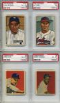 1949-51 Bowman Card - Lot of 22 - All PSA Graded w/ Phil Rizzuto Casey Stengel Warren Spahn