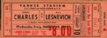 1949 Ezzard Charles vs. Gus Lesnevich Heavyweight Title Fight Ticket
