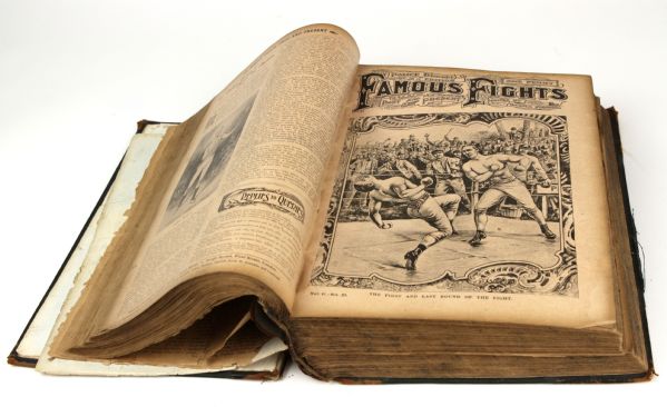 1901-03 Boxing Famous Fights Police Budget Edition - 104 Issues Bound