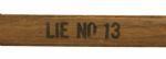 1960-67 Hank Bassen Detroit Red Wings Game Used Northland Goalie Stick (MEARS Auction LOA)