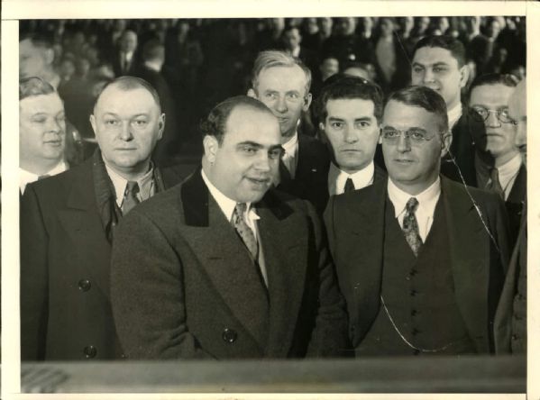 1931 Al Capone On Trial for Income Tax Evasion and Violating the Volstead Act