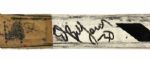 1992-93 Brent Sutter Chicago Blackhawks Game Used Victoriaville Hockey Stick (MEARS Auction LOA)