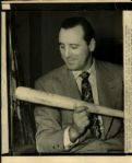 1947 Hank Greenberg Pittsburgh Pirates The Sporting News Collection Archives Original Photos (Sporting News Collection Hologram/MEARS Photo LOA) - Lot of 4