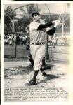 1947 Hank Greenberg Pittsburgh Pirates The Sporting News Collection Archives Original Photos (Sporting News Collection Hologram/MEARS Photo LOA) - Lot of 4