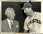 1947 Hank Greenberg Pittsburgh Pirates The Sporting News Collection Archives Original Photos (Sporting News Collection Hologram/MEARS Photo LOA) - Lot of 4