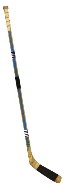 1973-83 Darcy Rota Game Used Sher-Wood Hockey Stick - Chicago Blackhawks - Vancouver Canucks (MEARS Auction LOA)
