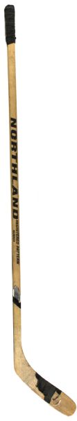 1978-84 Reg Kerr Game Used Northland Gunzos Hockey Stick - Chicago Blackhawks - Edmonton Oilers (MEARS Auction LOA)