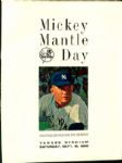 1965-69 Mickey Mantle New York Yankees Retirement Program - Lot of 2