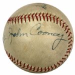 1958 Chicago White Sox Multi-Signed Baseball w/ Al Lopez Bob Shaw Don Mueller John Cooney & Les Moss - JSA 