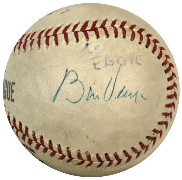 1970s-80s Bill Veeck Chicago White Sox Single Signed Baseball - JSA 
