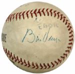 1970s-80s Bill Veeck Chicago White Sox Single Signed Baseball - JSA 
