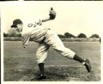 1940 Red Tramback New York Giants "The Sporting News Collection Archives" Original Photo (Sporting News Collection Hologram/MEARS Photo LOA)