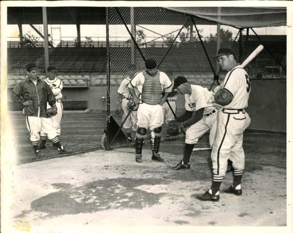1946-48 Joe Garagiola St. Louis Cardinals "The Sporting News Collection Archives" Original Photo (Sporting News Collection Hologram/MEARS Photo LOA)