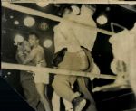 1957 Sugar Ray Robinson Defeats Gene Fullmer "The Sporting News Collection Archives" Original Photo (Sporting News Collection Hologram/MEARS Photo LOA)
