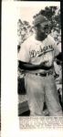 1948 Jackie Robinson Brooklyn Dodgers "The Sporting News Collection Archives" Original Photo (Sporting News Collection Hologram/MEARS Photo LOA)
