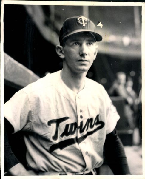 1961 Billy Martin Minnesota Twins "The Sporting News Collection Archives" Original Photo (Sporting News Collection Hologram/MEARS Photo LOA)